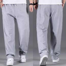 Men's Pants Plus Size Mens Joggers Casual Baggy Fitness Men Tracksuit Loose Straight Sweatpants Gray Gyms Jogger Trousers XL-8XL