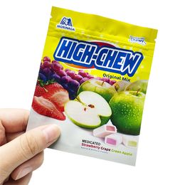 strawberry fruit candy UK - Medicated 600mg high chew mylar packaging bags sensationally fruit candy original mix strawberry grape green apple smell proof gummy bag