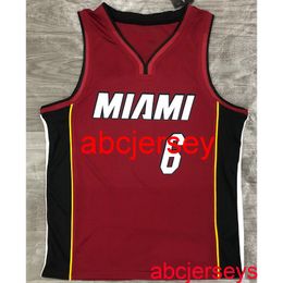 JAMES BUTLER HERRO ADO WADE 6# 2021 theme maroon V-neck basketball jersey Embroidery XS-5XL 6XL