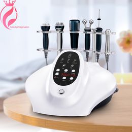 High Quality Skin Lifting 5 in 1 Ultrasonic Microcurrent ION Hot&Cold Hammer Facial Wrinkle Removal Multi-Functional Beauty Machine