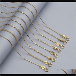 Necklaces & Pendants Jewelry Drop Delivery 2021 Pendant S925 Sier Female Rose Gold Clavicle Necklace Korean Headdress Sweater Chain H4Akw