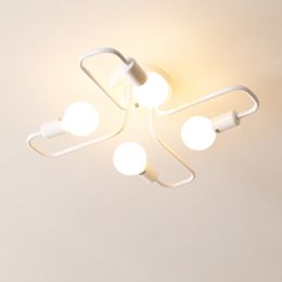 Nowoczesny LED Sufit Żyrandol Światła Lampa Salon Sypialnia Żyrandole Kreatywny Dom Oświetlenia Oświetlenia