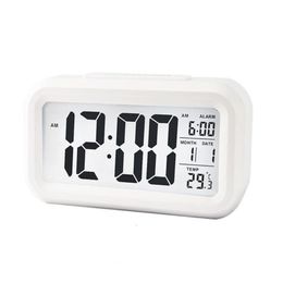 Other Clocks & Accessories Temperature Type LED Light Sensor Luminous Snooze Electronic Alarm Clock Smart Creativity Digital