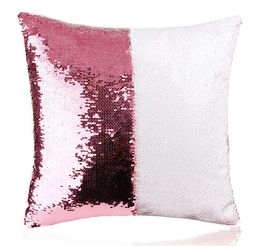 11 Colours Sequin Pillow Cover sublimation Cushion Throw Pillowcase Decorative Pillowcase That Change Colour Gifts for Girls Stock