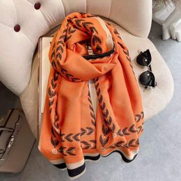 Warm comfortable Elegant Ladies scarf Horse pattern wool shawl size 180*70cm