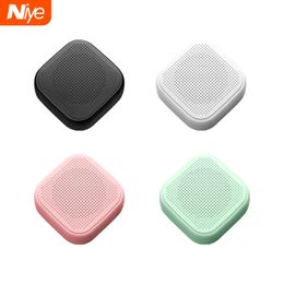 Pink Bluetooth pocket Speakers Mini Portable Wireless Cube Loudspeaker 3D Stereo Surround Column Call Hands-free Subwoofer Speaker Outdoor