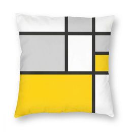 Cushion/Decorative Pillow Abstract Art Throw Cover Decorative Mondrian Geometric Customised Pillowcover Home Decor