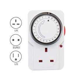 Timers Programmable Digital Time Switch Control AC 220V/110V EU UK US Plug 12/24 Hour Weekly Timer Socket Tool For Kitchen