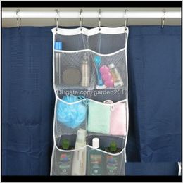 Bathroom Bag Shampoo Shower Storage Organizer Home Bags Over The Door Hanging Pocket Holder Mysx0 Iu81N