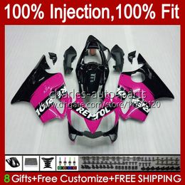 OEM Body For HONDA CBR600FS CBR600F4i F4 i 600CC 01-03 Bodywork 46No.203 CBR 600 Repsol Pink F4i 600F4i FS CC 01 02 03 CBR600 F4i 2001 2002 2003 Injection Mould Fairing