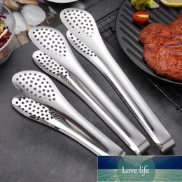 Stainless Steel Food Tongs BBQ Kitchen Cooking Food Serving Buffet Utensil Clip Thickened Steak Clip Bread and Food Tongs Factory price expert design Quality Latest