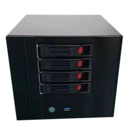 Mini itx NAS 4/6 bay PC server cases 3.5/2.5 inch swap NAS-case for mining