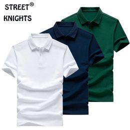 Men's Polo Shirt Brand Sleeve Classic Homme Clothing Casual Cotton Plus Size Business Men's Polo Shirts Men's Clothing 210707