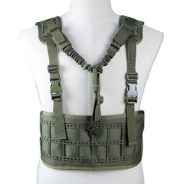 Hunting Jackets Outdoor Shooting Vest With Detachable Gun Sling Molle Tactical Combat Paintball Vests