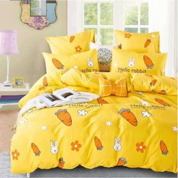 Alanna selling 01 Printed Solid bedding sets Home Bedding Set 4-7pcs High Quality Lovely Pattern with Star tree flower 210615