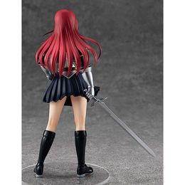 Fairy Tail Anime Figure Erza Scarlet Hand-Made Model Decoration Doll 17Cm Collectibles Pvc Model Cartoon Toys Anime Peripheral