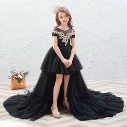 New Arrival Boho Flower Girl Dresses for Weddings Girl Pageant Gowns Lace and Chiffon Little Girls Beach Wedding 2021