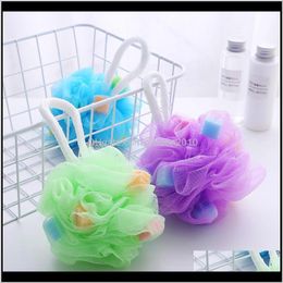 Brushes Scrubbers 30 Gramme Sponge Small Pouffe Bath Ball Colourful Mesh Shower Sponges For Kids Wvyjg Lvdgn