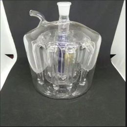 High quality six claw hookah   , Wholesale Glass Bongs Accessories, Glass Water Pipe Smoking