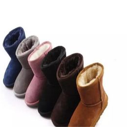 HOt sell Brand Children Shoes Girls Snow Boots Winter Warm Ankle Toddler Boys Kids Children's Plush