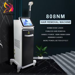 Salon use diode laser hair removal device CE approved laser 755 808 1064 nm for beauty salon 808 Diode Laser Hair Removal Machine