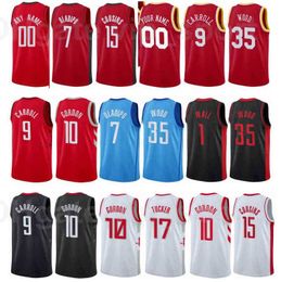 Print Basketball Eric Gordon Jersey 10 PJ Tucker 17 Victor Oladipo 7 Christian Wood 35 John Wall 1 Red White