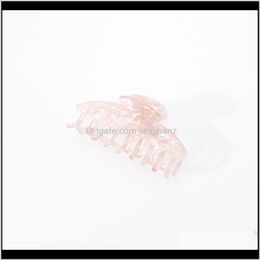 Clamps Hair Jewellery Drop Delivery 2021 Suit Acetate Large Banana Tortoiseshell Leopard Claw Bath Plate Hairpin B2Tlo