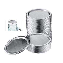 70MM/86MM Regular Mouth Canning Lids Bands Split-Type Leak-proof for Mason Jar Canning Lids Covers with Seal Rings in