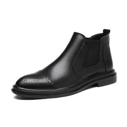 Men Boots Autumn Ankle Boots Fashion Footwear Shoes Men Business Casual Men Shoes