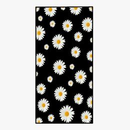 disposable bath Canada - The latest 160X80CM printed beach towel, small chrysanthemum style, ultra-fine fiber, sun-proof and quick-drying, can be worn changed. Support customized LOGO