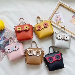 Kids Mini Purses and Handbags Cartoon Cute Owl Crossbody Bags for Baby Girl Small Coin Pouch Toddler Clutch Bag