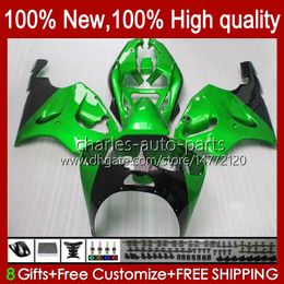 Bodys Kit For KAWASAKI NINJA ZX-7R ZX750 ZX 7R 96 97 98 99 00 01 02 03 Bodywork 28HC.63 ZX-750 ZX 7 R ZX 750 ZX7R 1996 1997 1998 1999 2000 2001 2002 2003 Fairings glossy green