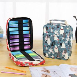 Pencil Bags 150 Holes Kawaii Cute Large School Case For Office Stationery Supplies Organizer Box Pouch Grils Boys