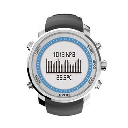 Men's Hiking Mountain Climbing Multifunctional Outdoor Sport Digital Watch with Altimeter Compass Barometer