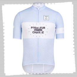 Pro Team rapha Cycling Jersey Mens Summer quick dry Sports Uniform Mountain Bike Shirts Road Bicycle Tops Racing Clothing Outdoor Sportswear Y21041350