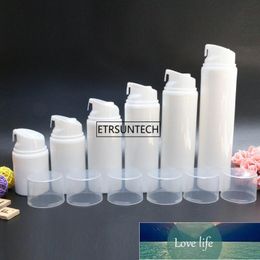 100pcs 30/50/80/100/120ml Clear White Essence Pump Bottle Airless Bottles For Lotion Shampoo Bath Cosmetic Container F3816 Factory price expert design Quality Latest