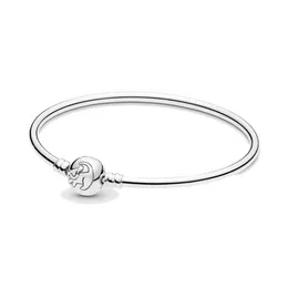 Fine Jewellery Authentic 925 Sterling Silver Bead Fit Pandora Charm Bracelets Moments Lovely Lion Clasp Bangle fashion Safety Chain Pendant DIY beads