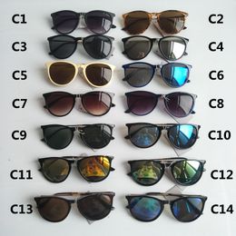 Erkekler Kadın Gözlük Tasarımcısı Marka Güneş Gözlükleri Matt Leopard Degrade Uv400 Lensler 14 Renk için Moda Güneş Gözlüğü