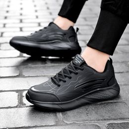 2021 Top Quality Men Womens Sport Running Shoes Triple Black Red Comfortable Breathable Outdoor Walking Jogging Sneakers Eur 38-46 WY18-519