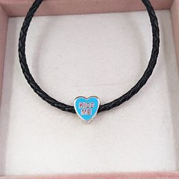 925 Sterling Silver boho Jewellery making supplies kit pandora candy Heart DIY charms ojo bracelet for women men babies chains beaded necklace set pendant ENG792015_19
