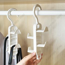 Hangers & Racks Multi-function Wardrobe Space-saving Clothes Hanger Bag Scarf Belt Shawl Storage Bedroom Closet Organizer