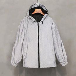 2021 Popular new spring and autumn new men's design reflective jacket high quality luxury light jacket fluorescent casual collar design jacket la