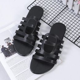 Summer Women's Flip Flops Casual Women Slippers Solid Colour Comfort Slides Flat Shoes Outdoor Sandals Zapatillas Sandalias