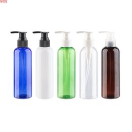 200ml Empty Plastic Screw Lotion Pump Bottles 12Pcs/lot Round PET DIY Containers Used For Shampoo Shower Gel Cream 200cc