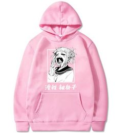 My Hero Academia Himiko Toga Printed hoodie Cosy Cotton sweatshirt Tops Y0804