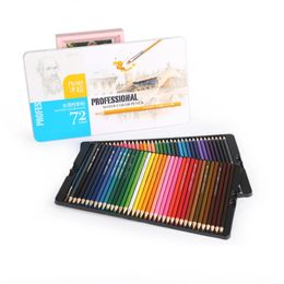 72 Colours Water-soluble Coloured Pencil Set Pencils Set Artist Painting Sketching Wood Colour Pencil School Art Supplies