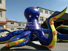 Gaint Inflatable Octopus Decor for Music Festival Events Stage Decoration Djbooth Balloon Sea World Animal
