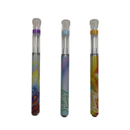 -Rundhaltige Einweg-Vape-Stift-leere Patrone Elektronische Zigaretten wiederaufladbare 1ML-hohe Potenz neues Design Glas Mund Runtz Vapes-Kartuschen mit Verpackungs-Kit