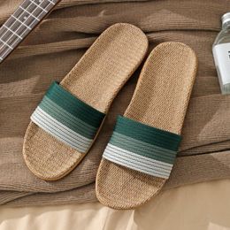 Slippers Women Linen Home Deodorant Beach Four Seasons Cotton And Chaussure Femme Zapatillas Casa Mujer