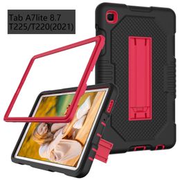3-Layers Shockproof Tablet Case for Samsung Galaxy Tab T500/T220/T307/T290/T510/P610, [B2 Serise] Heavy Duty Protective Cover with Kickstand, 10PCS Mixed Sales